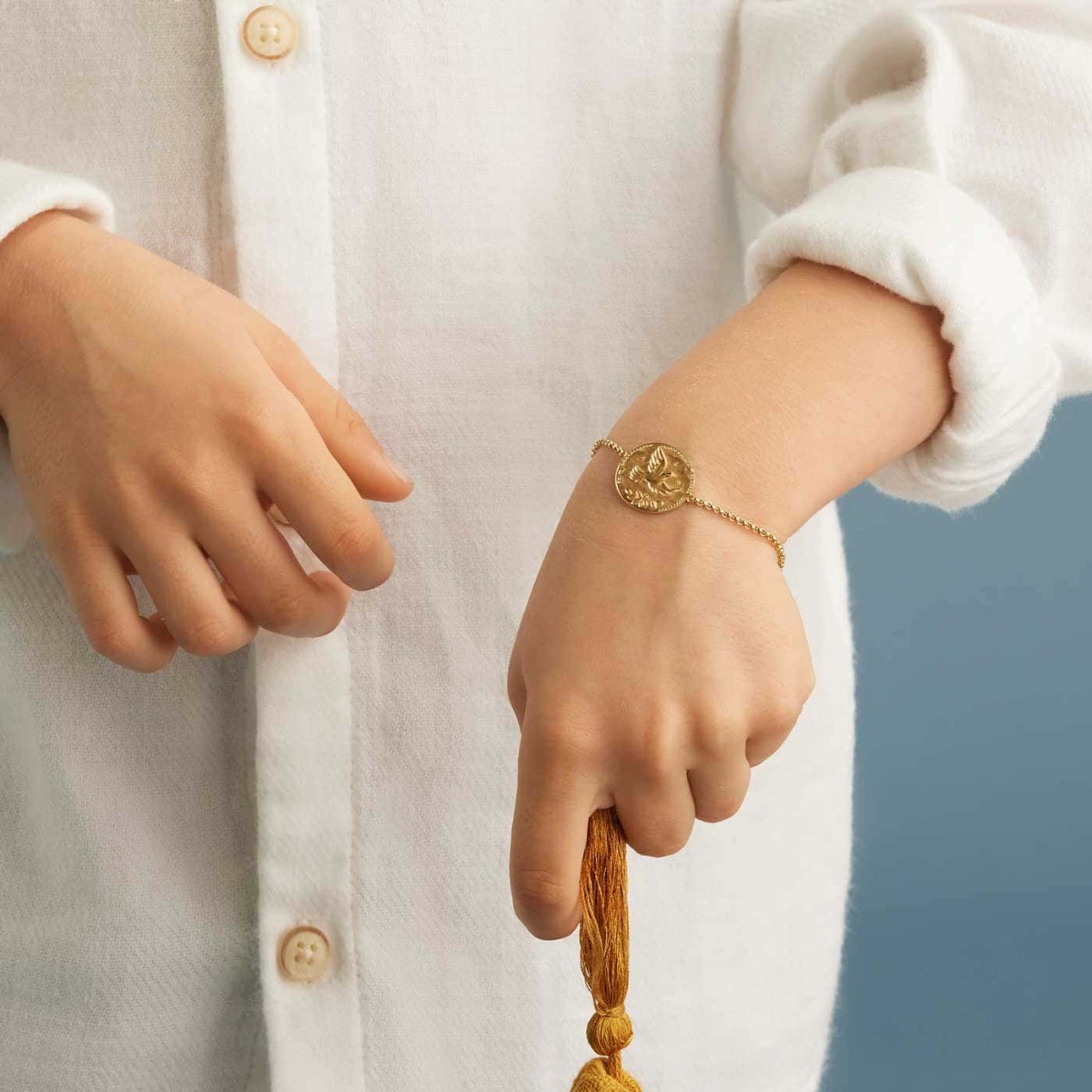 Yellow gold arthus bertrand bracelet