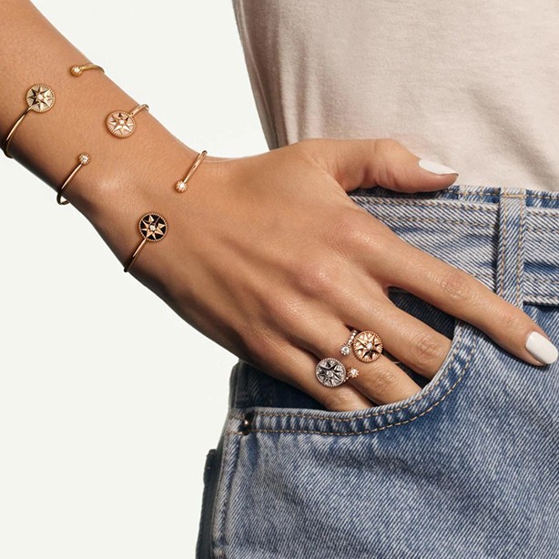 bijoux rose des vents