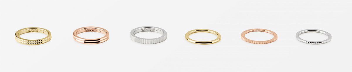 Le Gramme wedding ring