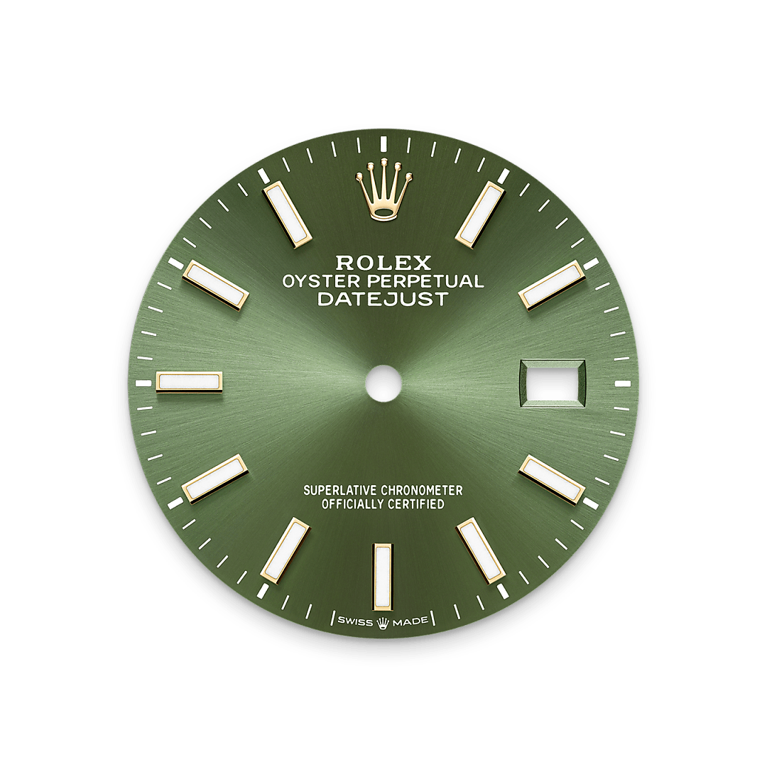 Un cadran vert olive