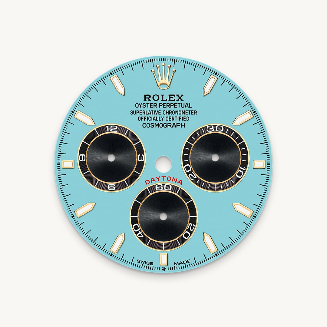 Cadran bleu turquoise