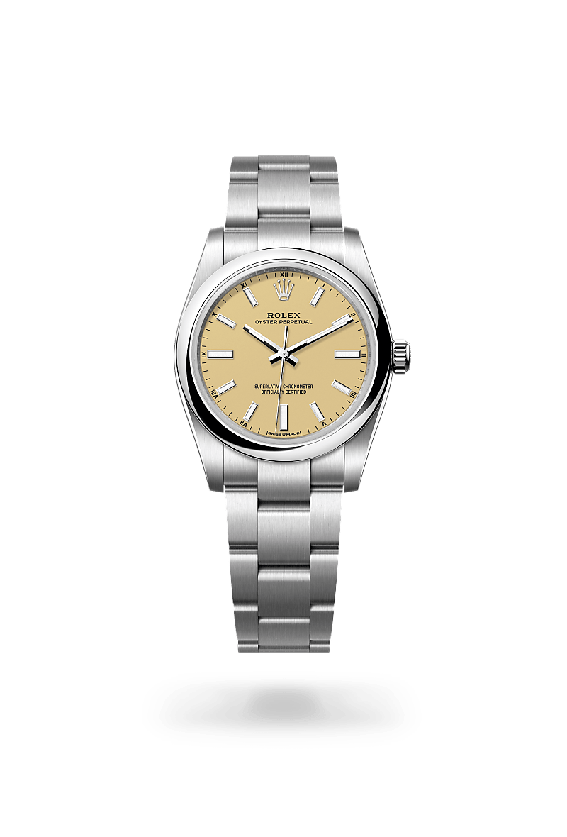 Rolex - Oyster Perpetual 34 - Oyster, 34 mm, acier Oystersteel