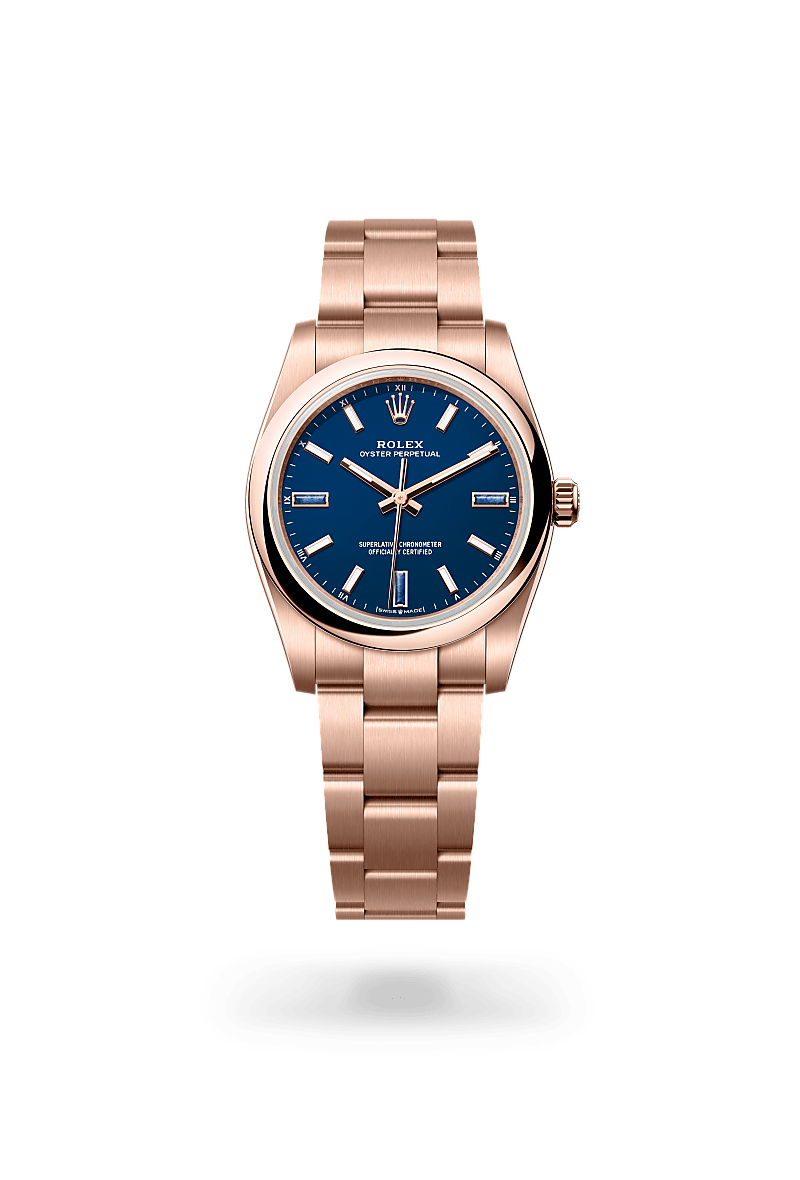 Rolex - Oyster Perpetual 34 - Oyster, 34 mm, or Everose
