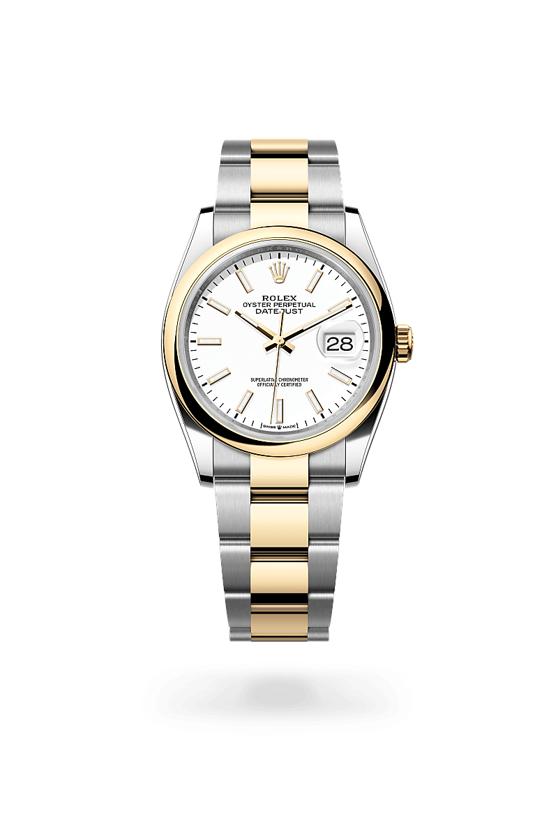 Rolex - Datejust 36 - Oyster, 36 mm, acier Oystersteel et or jaune