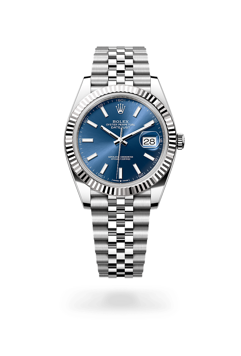 Rolex - Datejust 41 - Oyster, 41 mm, acier Oystersteel et or gris