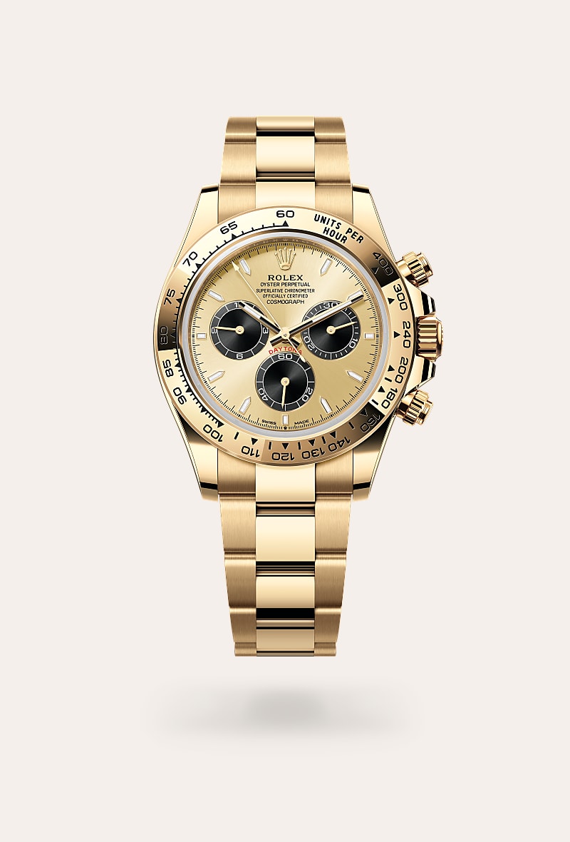 Rolex - Cosmograph Daytona - Oyster, 40 mm, or jaune