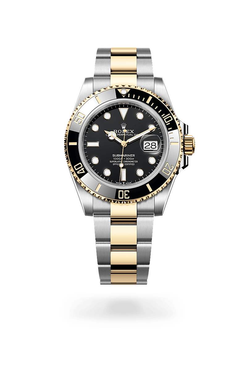 Rolex - Submariner Date - Oyster, 41 mm, acier Oystersteel et or jaune