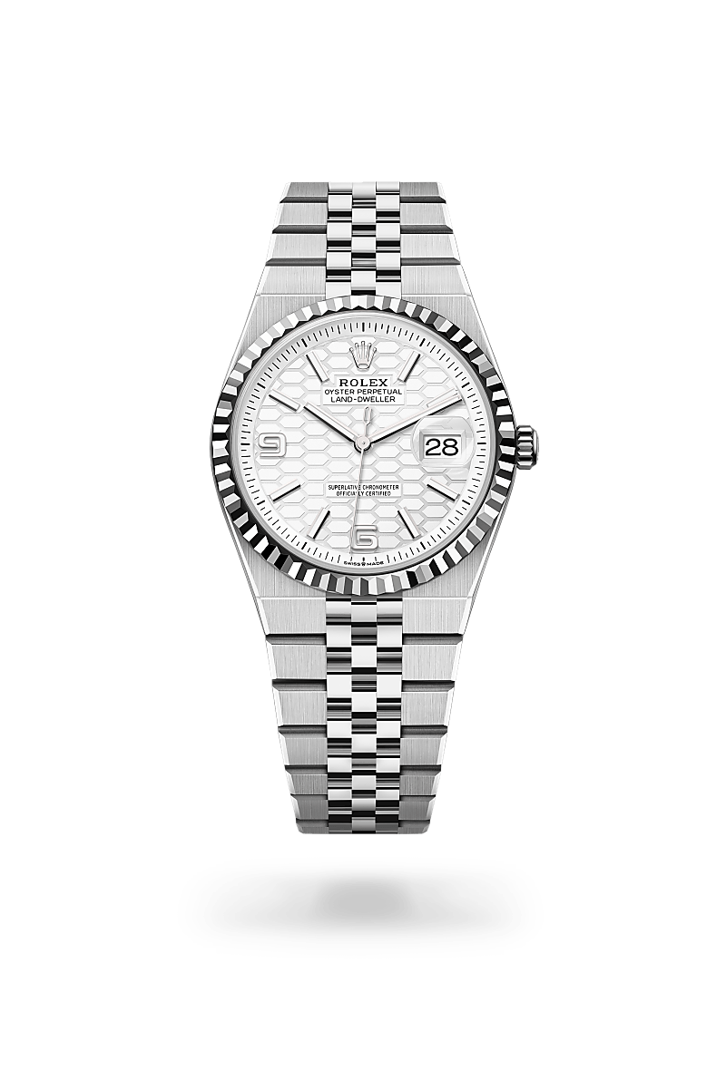 Rolex - Land-Dweller 36 - Oyster, 36 mm, acier Oystersteel et or gris