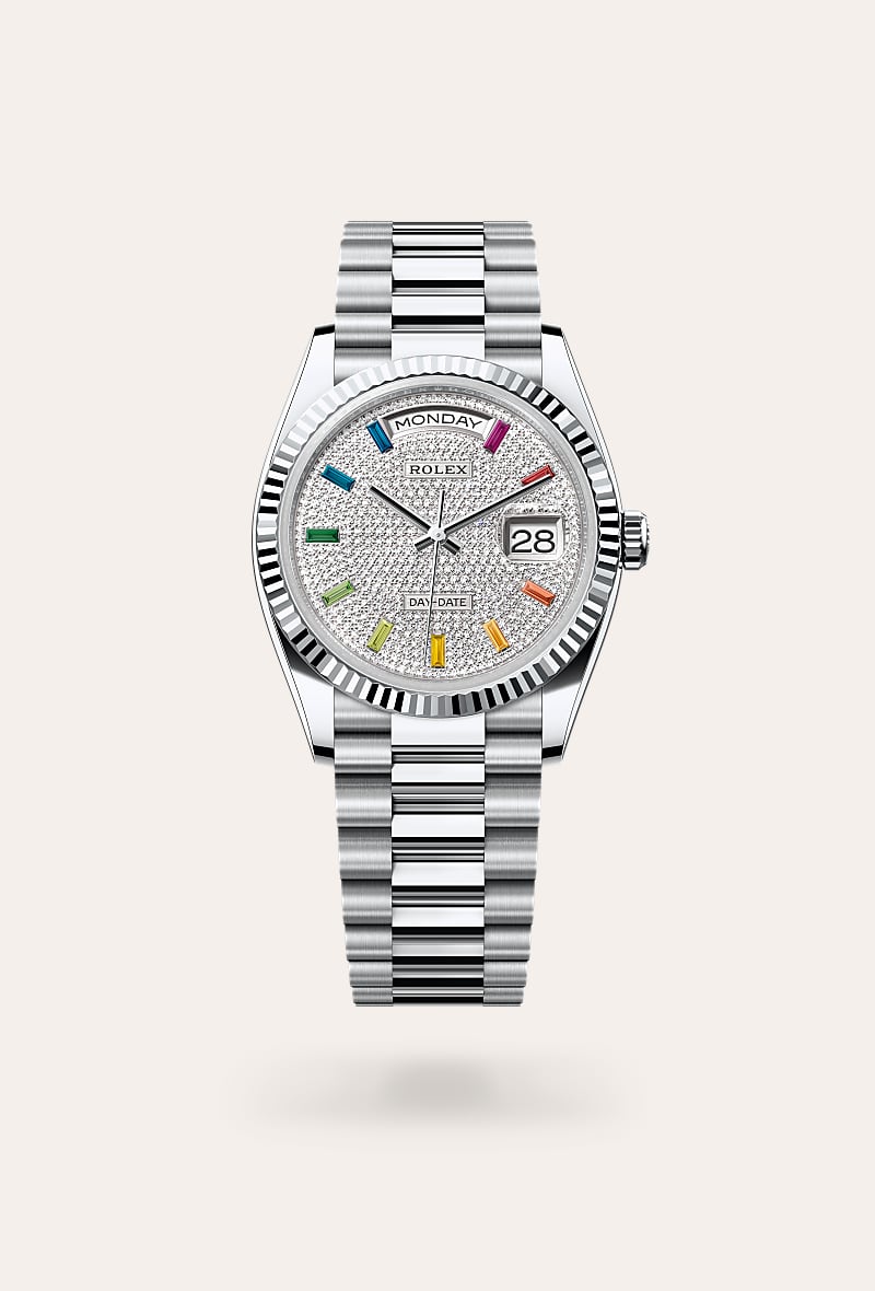 Rolex - Day-Date 36 - Oyster, 36 mm, platine