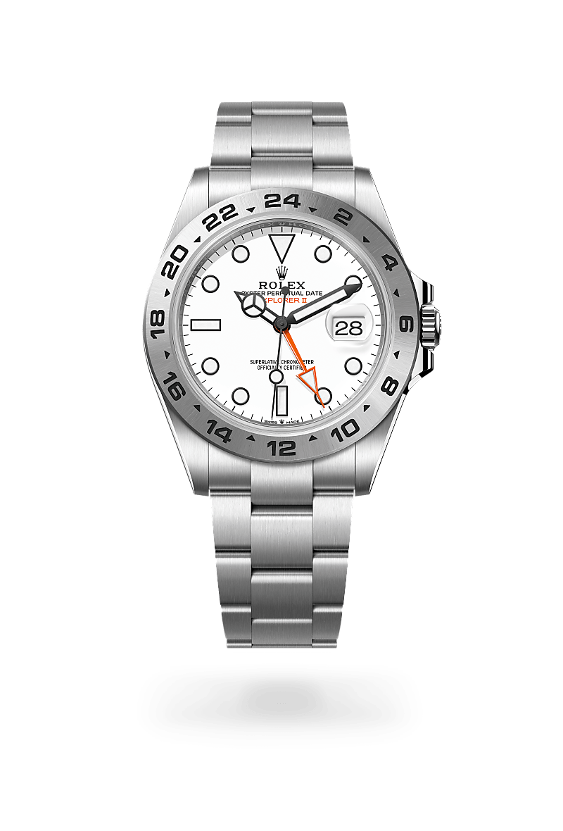 Rolex - Explorer II - Oyster, 42 mm, acier Oystersteel