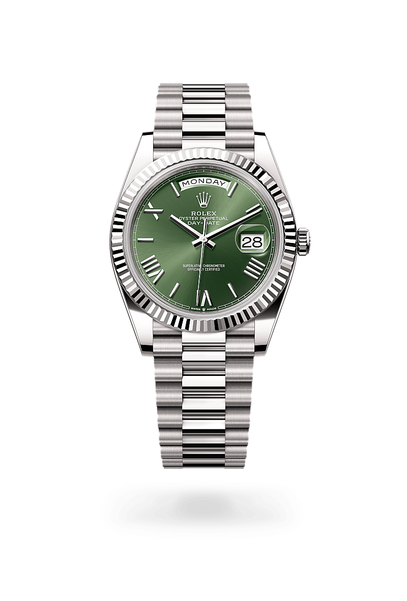 Rolex - Day-Date 40 - Oyster, 40 mm, or gris
