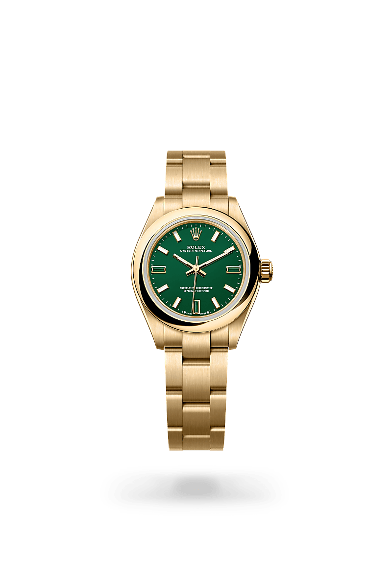 Rolex - Oyster Perpetual 28 - Oyster, 28 mm, or jaune