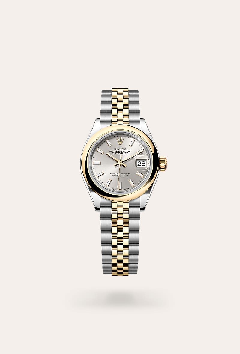 Rolex - Lady-Datejust - Oyster, 28 mm, acier Oystersteel et or jaune