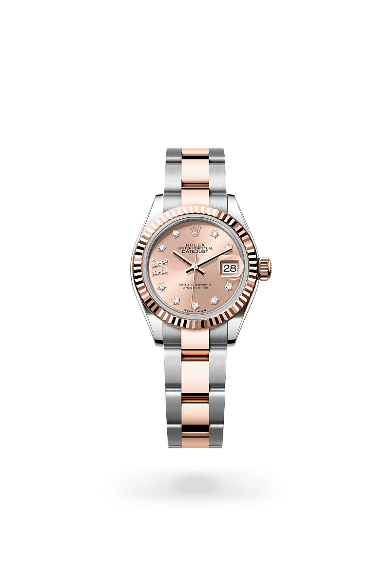 Rolex - Lady-Datejust - Oyster 28 mm, acier Oystersteel et or Everose