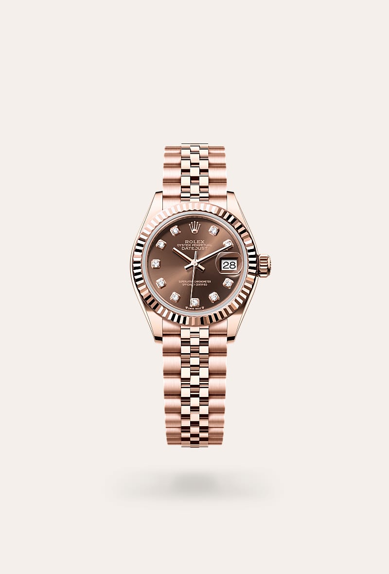 Rolex - Lady-Datejust - Oyster, 28 mm, or Everose