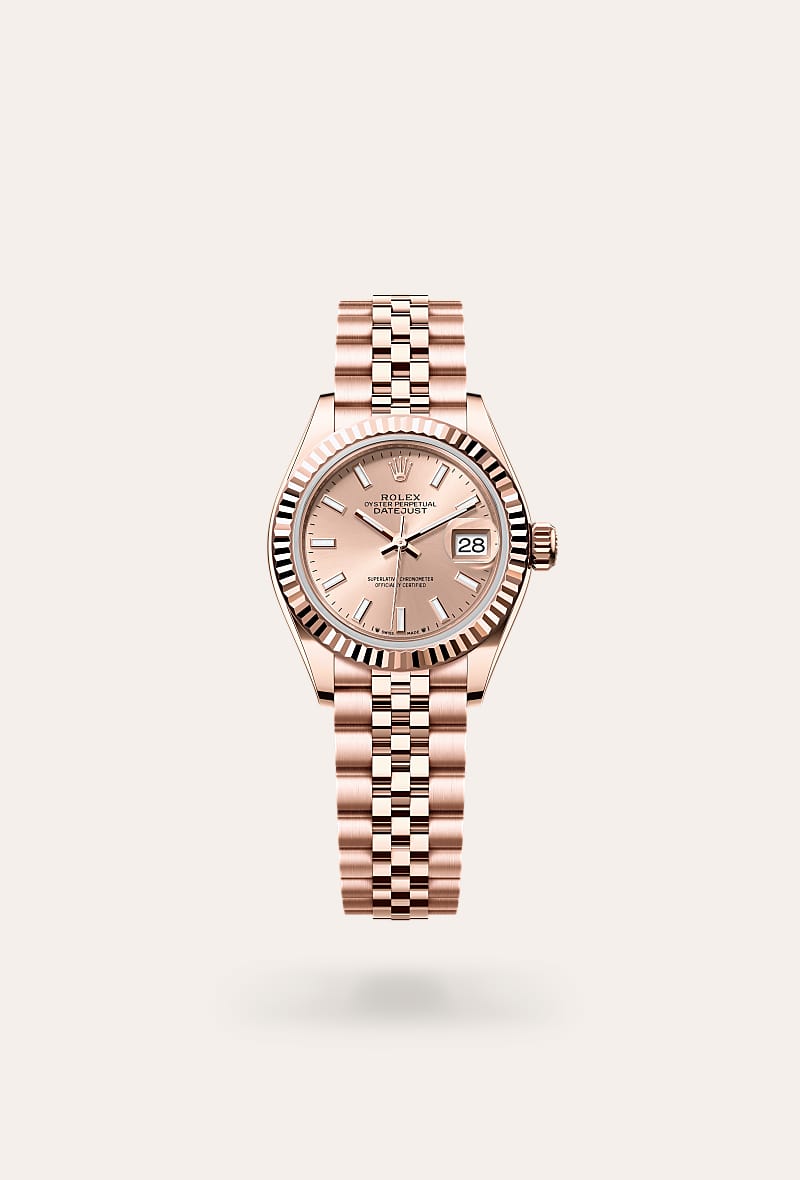 Rolex - Lady-Datejust - Oyster, 28 mm, or Everose