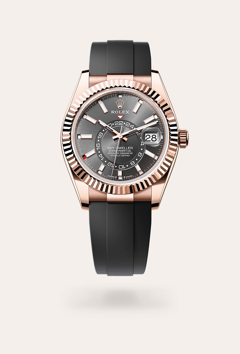 Rolex - Sky-Dweller - Oyster, 42 mm, or Everose