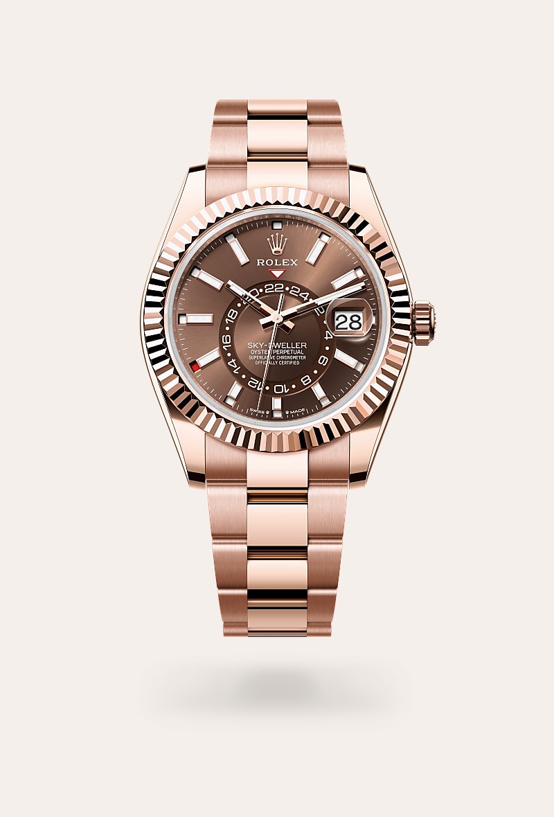Rolex - Sky-Dweller - Oyster, 42 mm, or Everose
