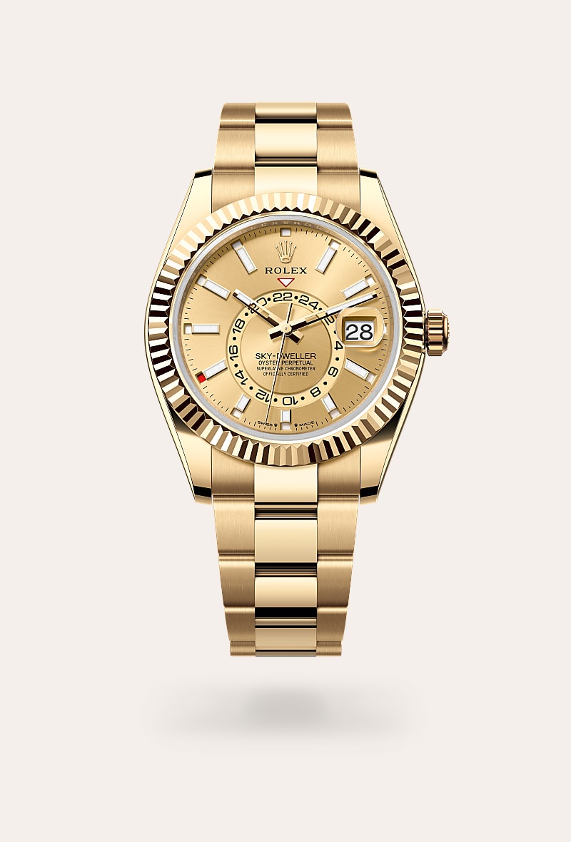 Rolex - Sky-Dweller - Oyster, 42 mm, or jaune