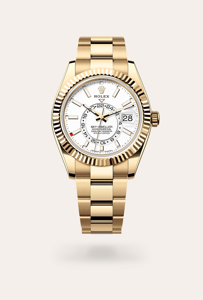 Rolex - Sky-Dweller - Oyster, 42 mm, or jaune