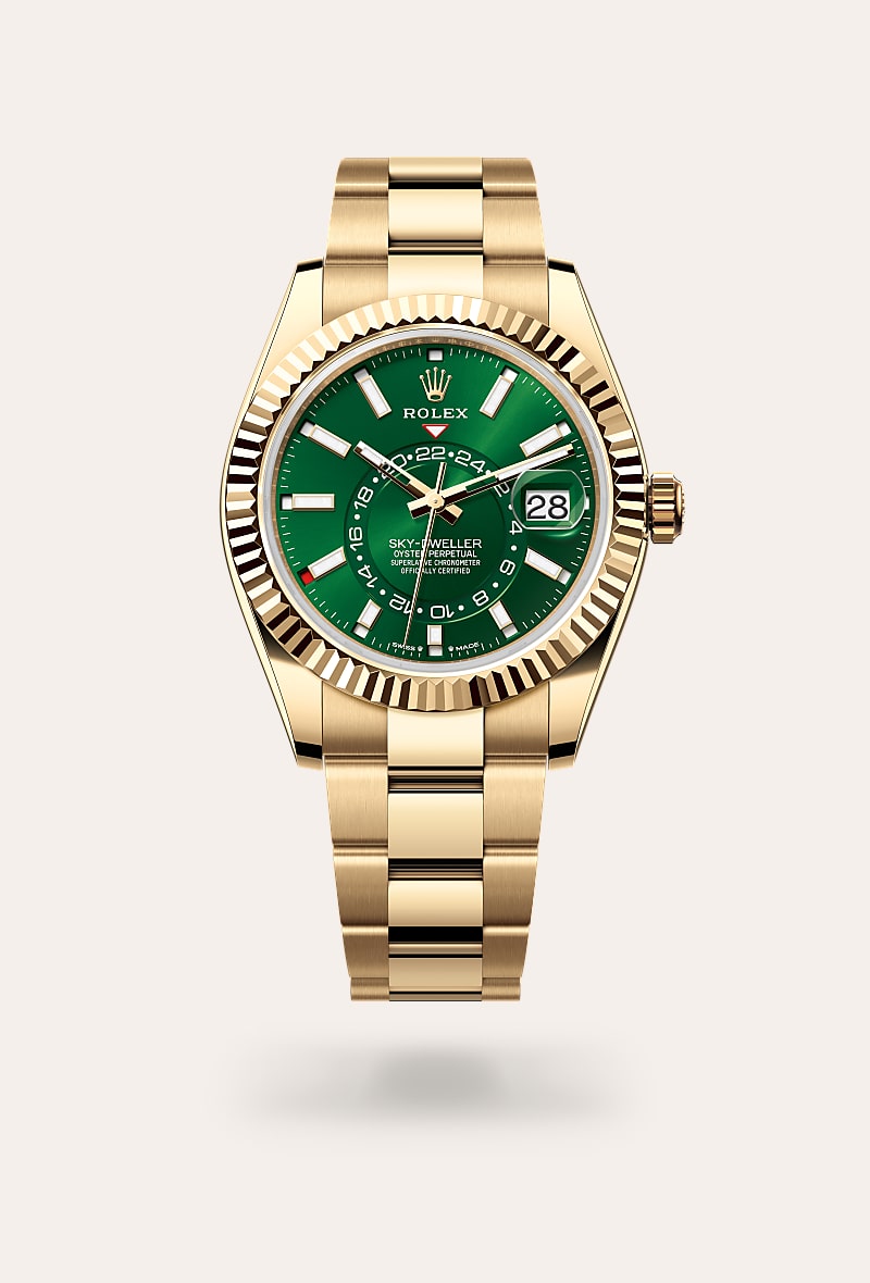Rolex - Sky-Dweller - Oyster, 42 mm, or jaune