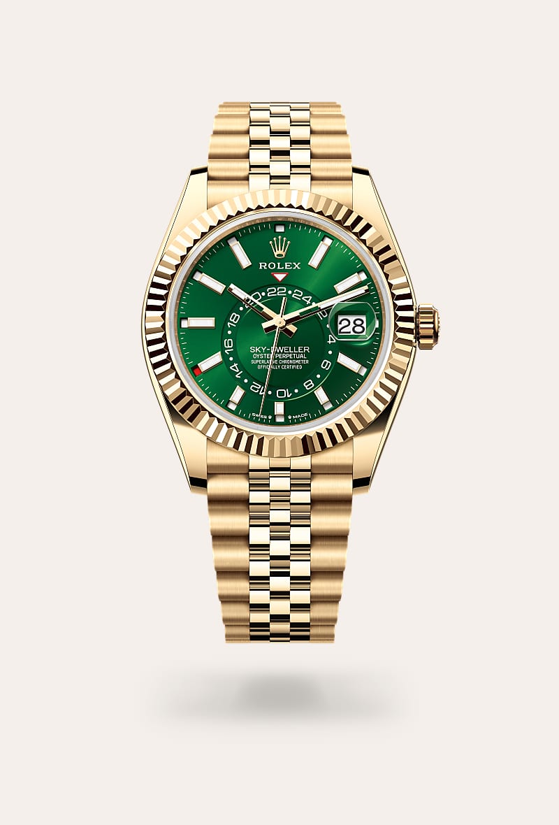 Rolex - Sky-Dweller - Oyster, 42 mm, or jaune