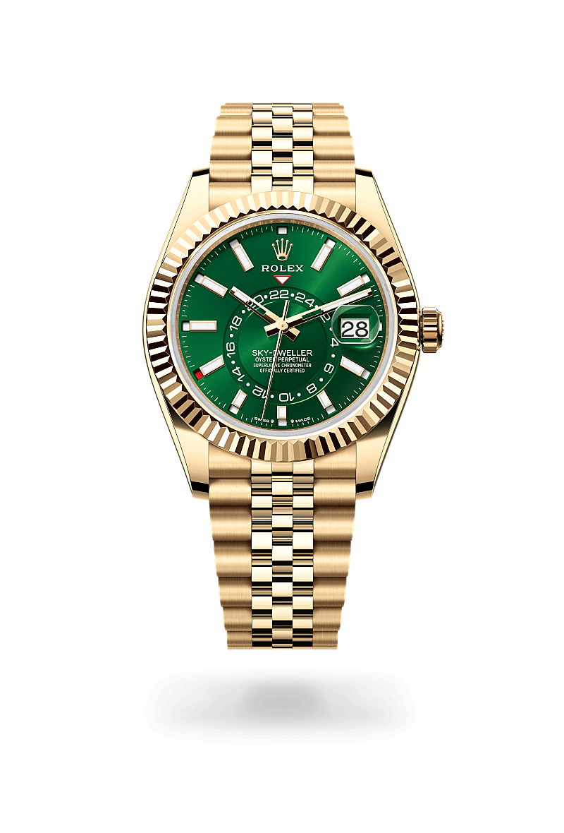 Rolex - Sky-Dweller - Oyster, 42 mm, or jaune