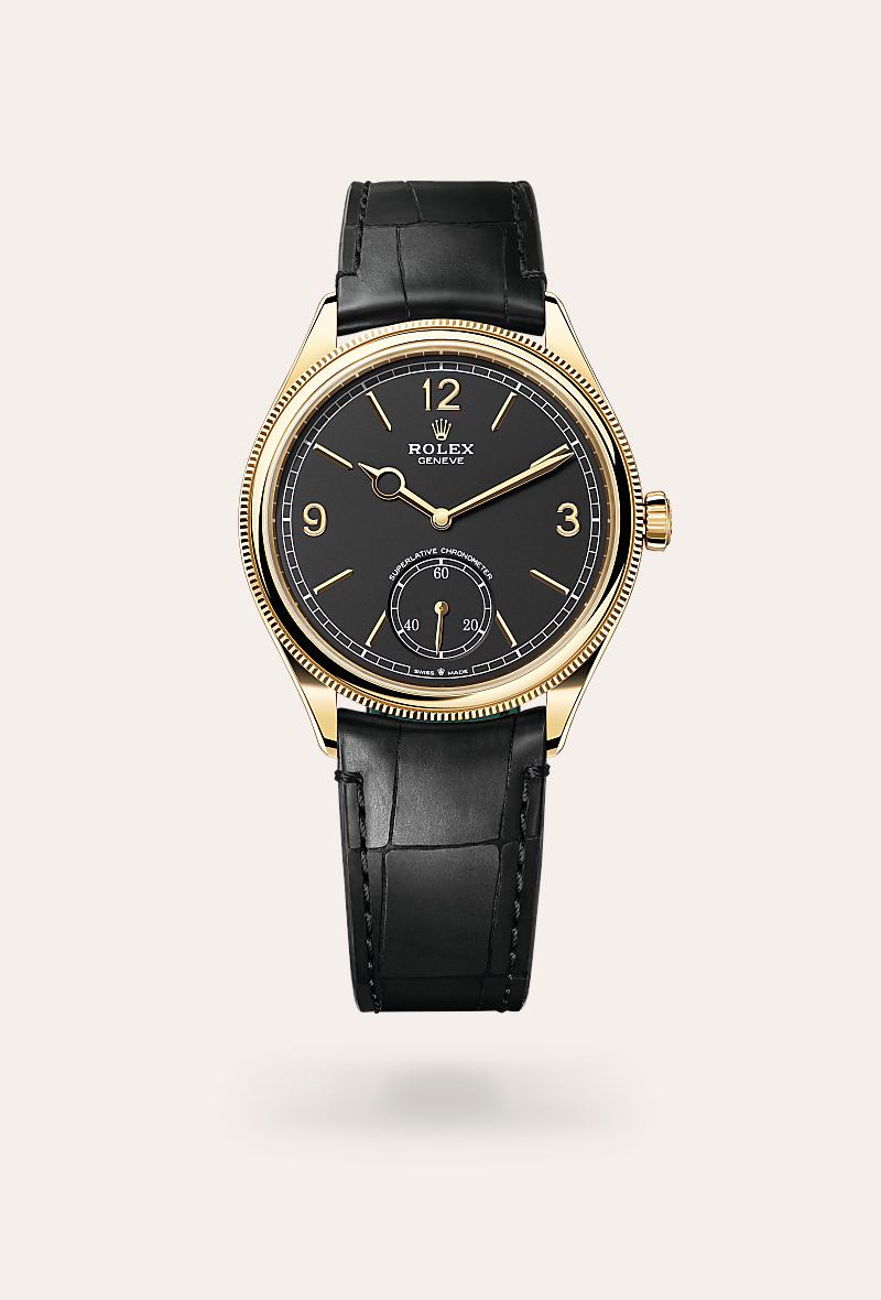 Rolex - 1908 - 39 mm, or jaune 18 ct, finition polie