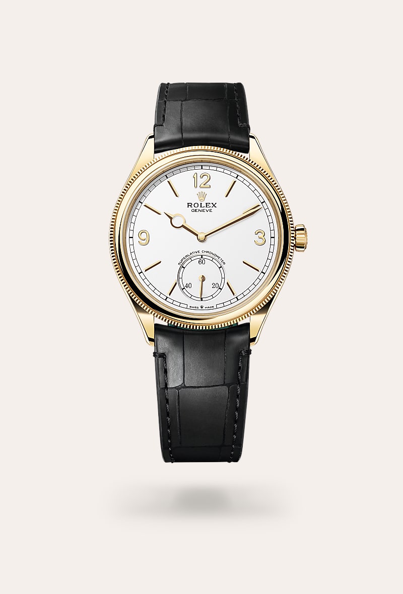 Rolex - 1908 - 39 mm, or jaune 18 ct, finition polie