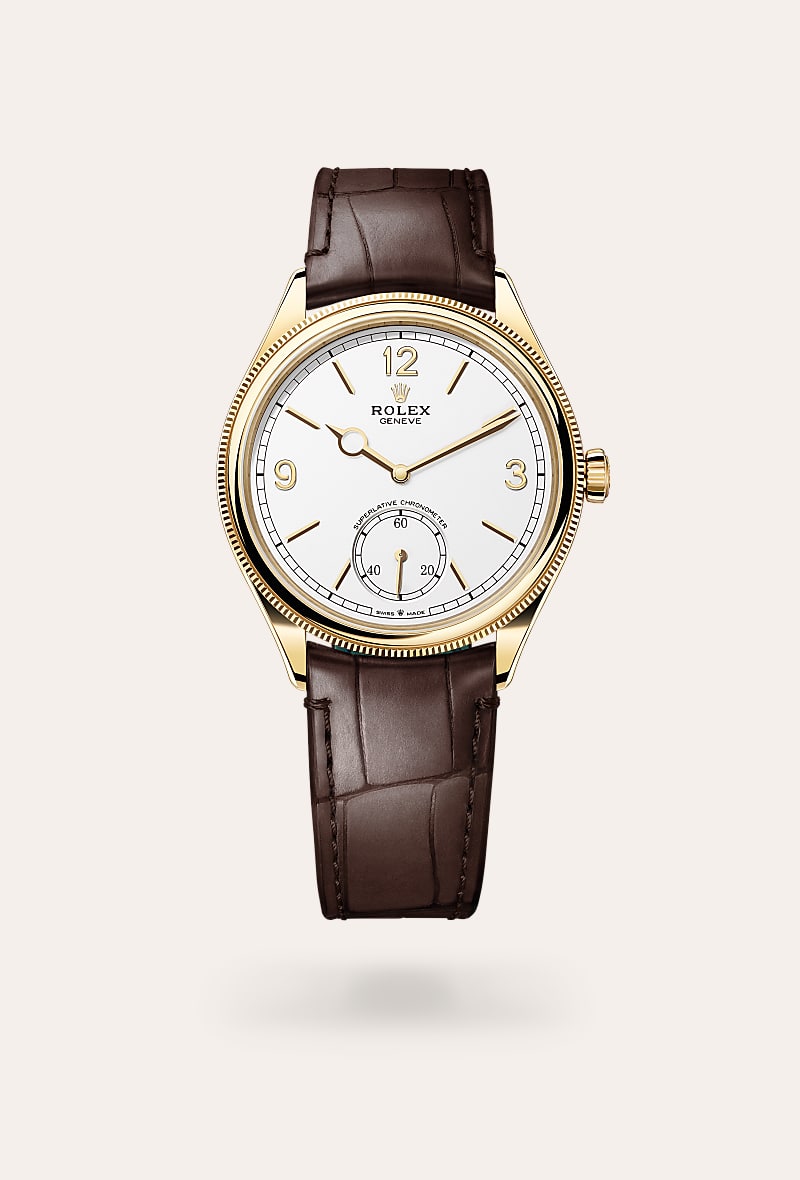 Rolex - 1908 - 39 mm, or jaune 18 ct, finition polie